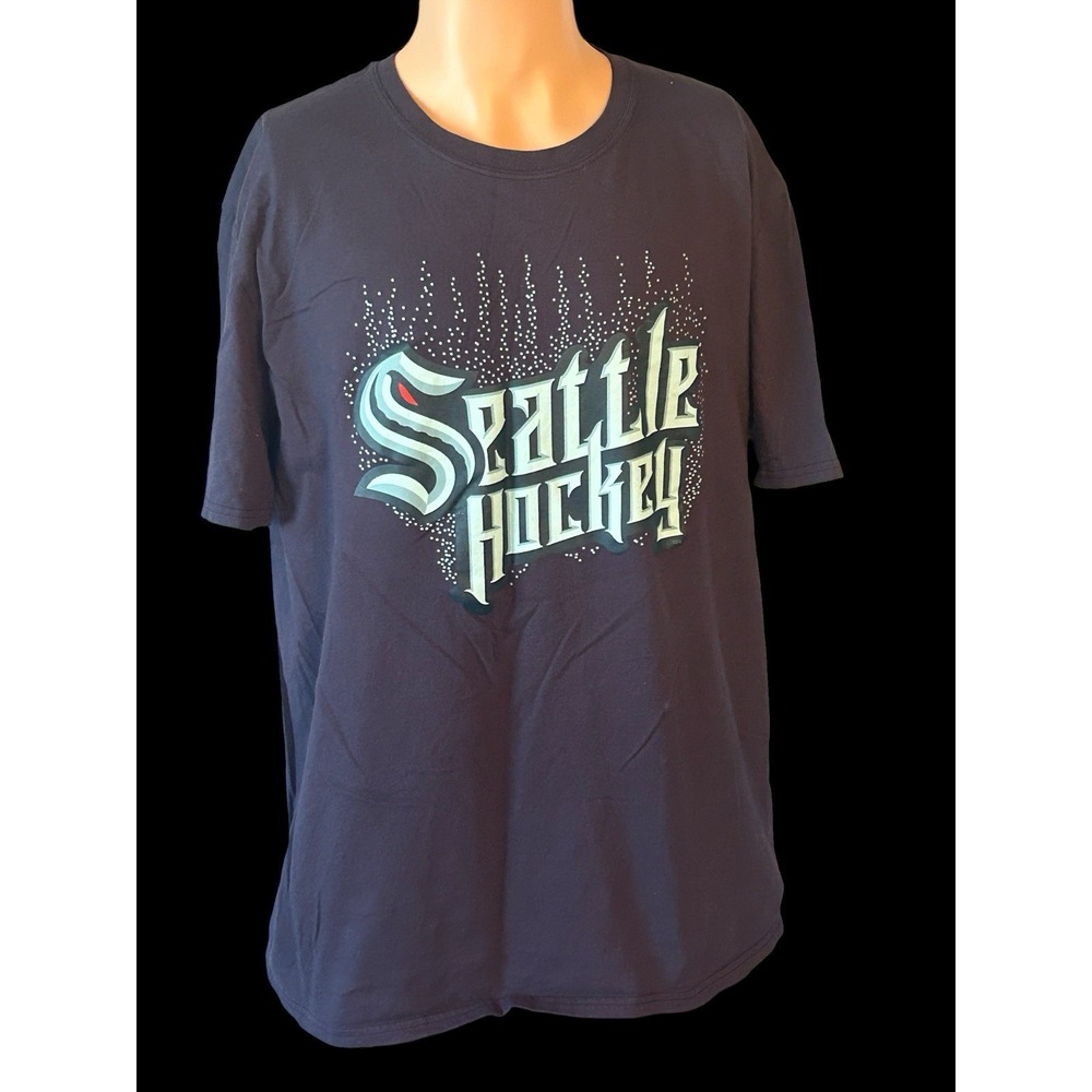 Seattle Kraken Fanatics NHL T-Shirt Men's XL Extra Large Seattle Hockey
